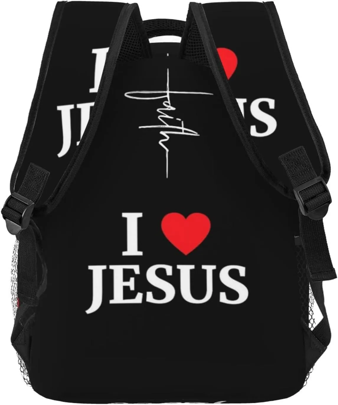 Jesus Backpacks Laptop Bookbag Computer Bag Hiking Travel Daypack for Women Men