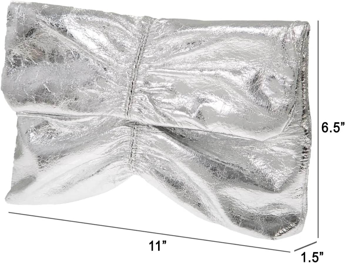 JNB Faux Leather Envelope Clutch Purse