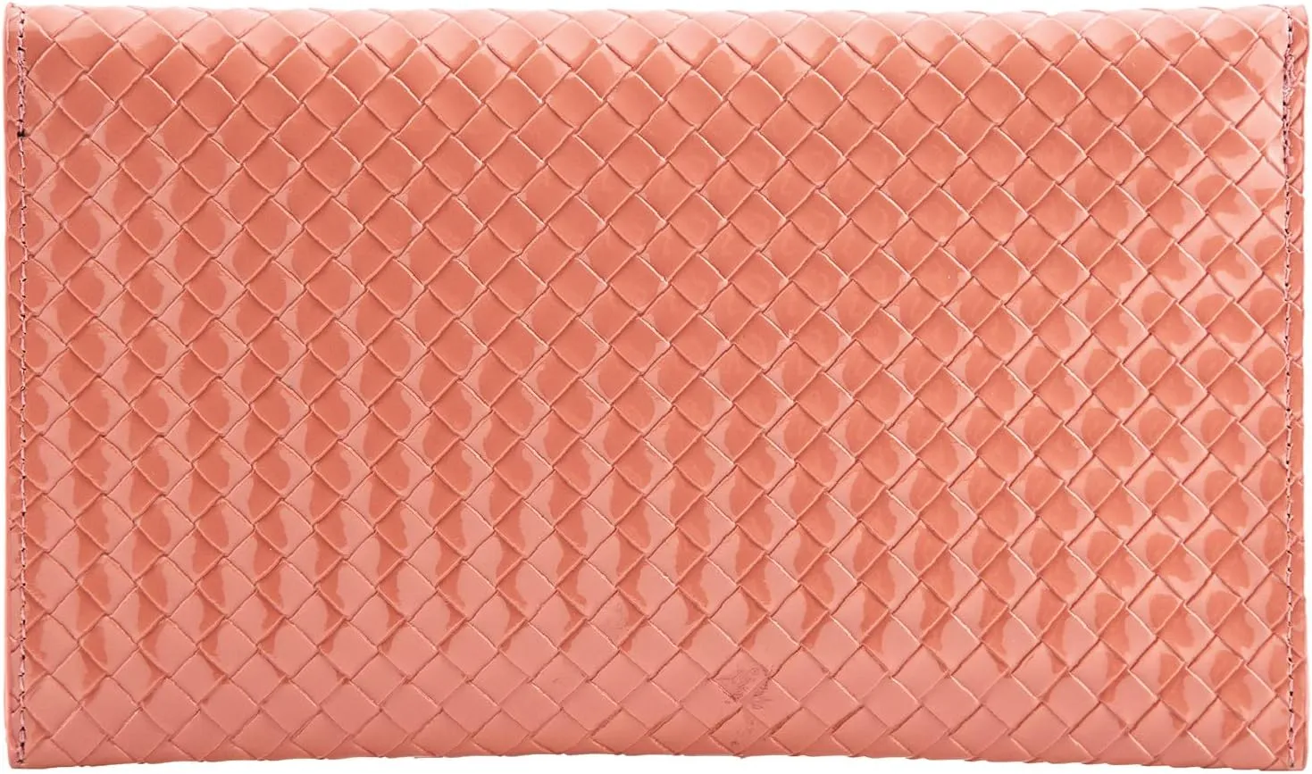 JNB Faux Patent Leather Glossy Envelope Clutch