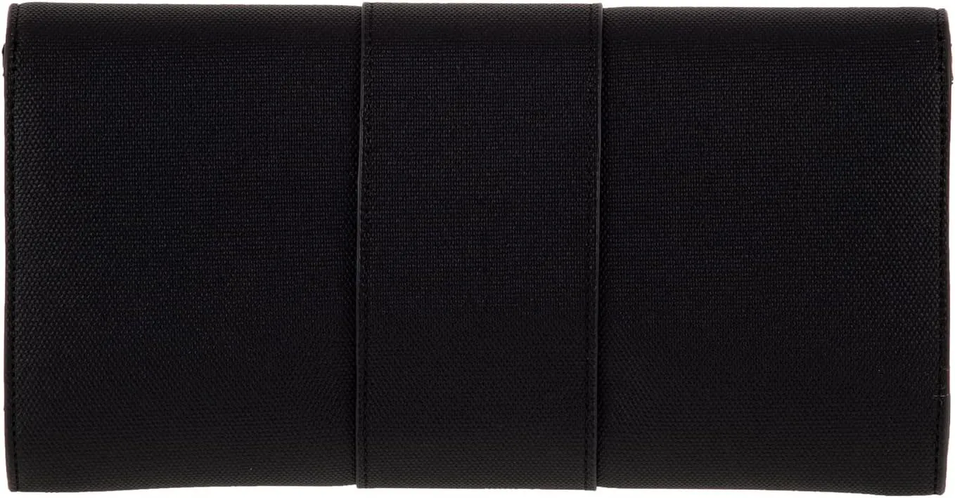 JNB Synthetic Leather Belted Envelope Clutch