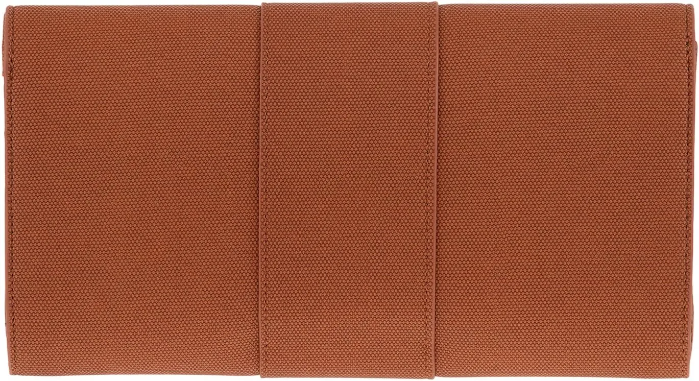 JNB Synthetic Leather Belted Envelope Clutch