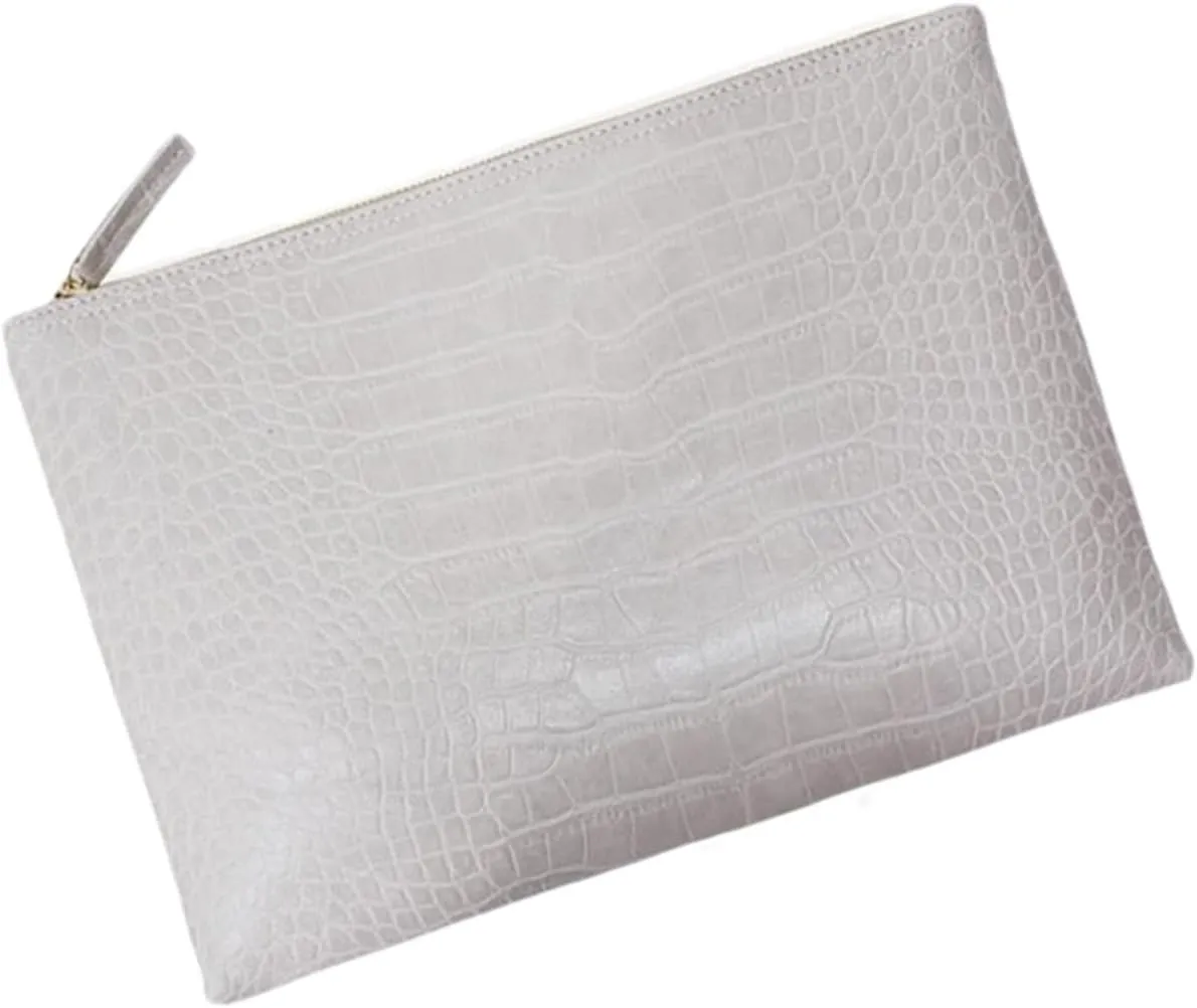 KESYOO 1 PC Alligator Print Clutch Bag for Women Fashion Envelope Purse Stylish Handbag for Evening Events Parties and Casual Outings