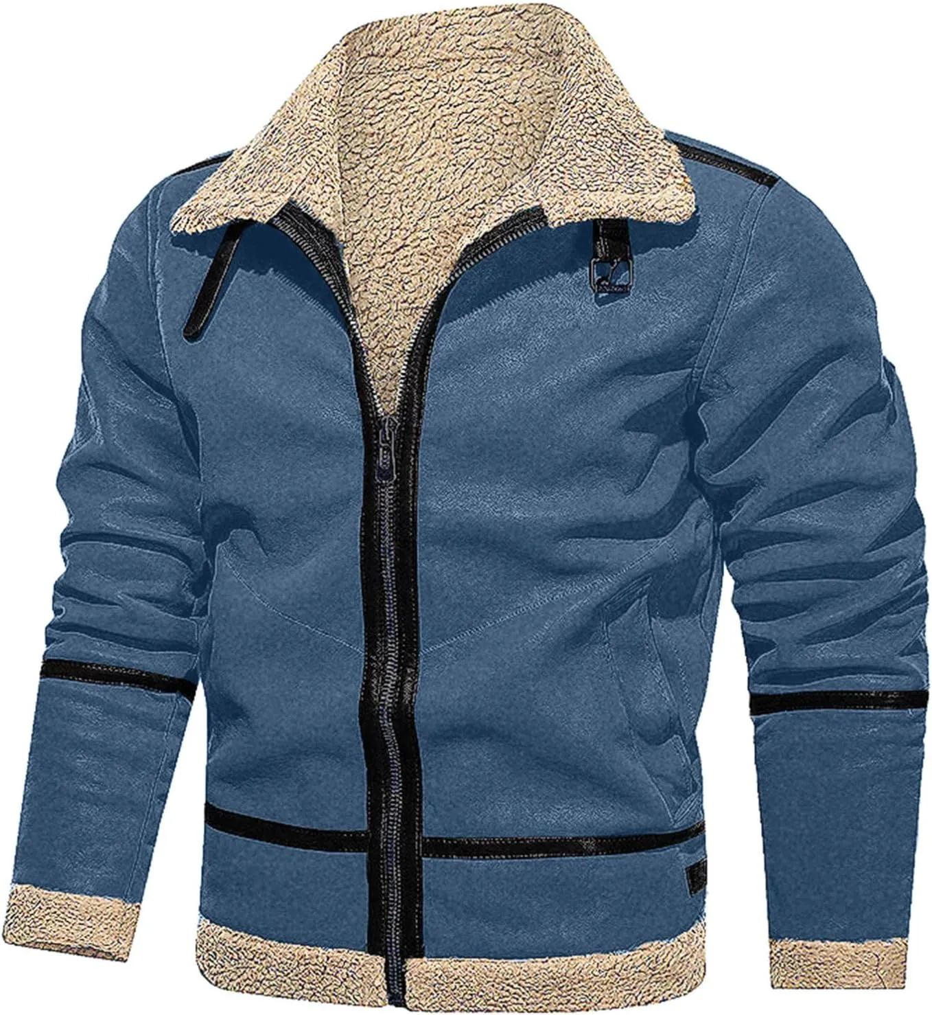 LCMTWX Mens Coats Cottonpadded Jacket Stand Collar Knitted Splice Sweater Coat Casual Cardigan Stylish Outwear Jackets