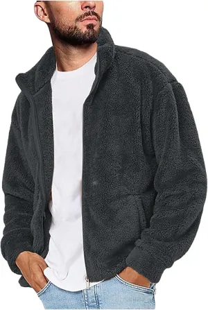 LCMTWX Mens Puffer Jackets Jacket Stand Collar Knitted Splice Sweater Coat Casual Cardigan Stylish Outwear Men's Winter