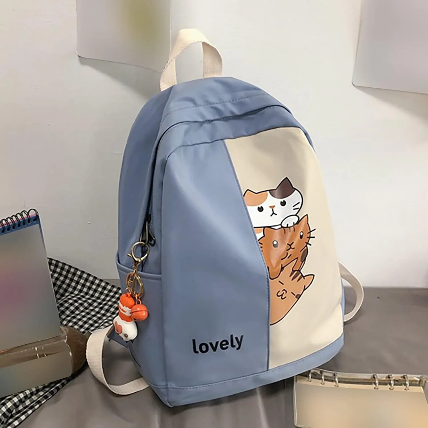 Leather Backpack Purse for Women Lightweight Casual Comfortable Shoulder Lunch Bags Womens Purses and Handbags(BU2)