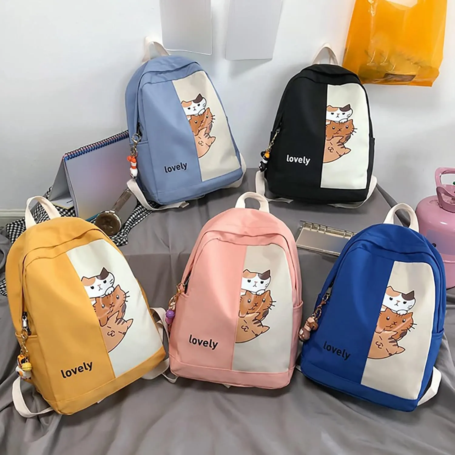 Leather Backpack Purse for Women Lightweight Casual Comfortable Shoulder Lunch Bags Womens Purses and Handbags(BU2)