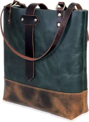 Leather Shoulder Tote Bag for Women, Satchel, Travel Bag, Shopping Carry Messenger Multipurpose Handbag