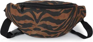 Leather Waist Bag Fanny Pack for Men With Multiple Pockets Metal Zippers Belt Bag, Crossbody Bag for Travel, Hiking, Cycling, Fishing | Easy Carry Any Phone, Wallet & Accessories