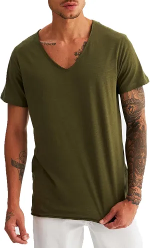Leif Nelson Men's Oversized Long Sleeve T-shirt Sweatshirt LN6280