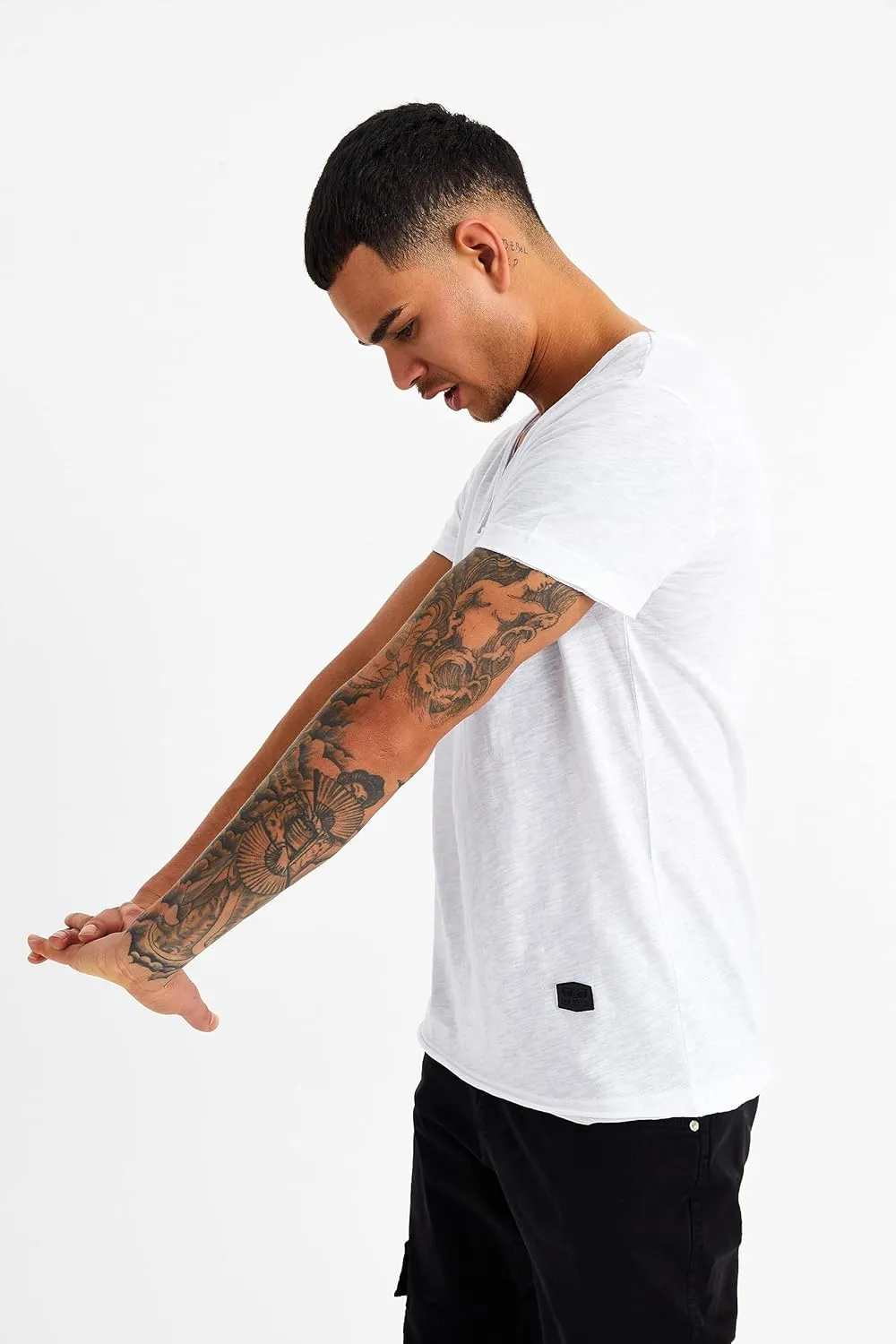 Leif Nelson Men's Oversized Long Sleeve T-shirt Sweatshirt LN6280