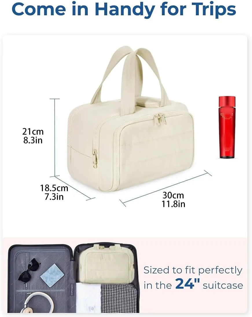 Lightweight Toiletry Bag Shoulder,Waterproof Makeup Bag,Travel Backpack Personal Item Size For Men Women