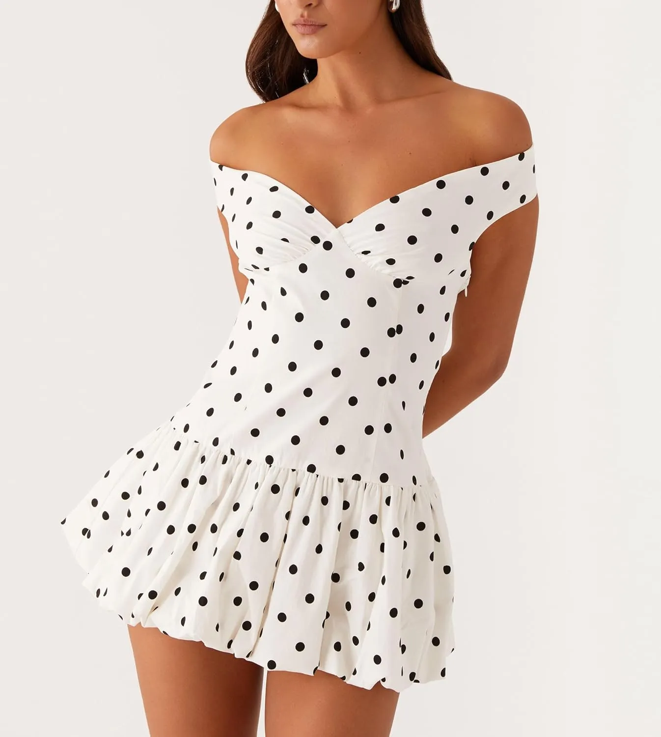 LILTWIST Formal Strapless Graduation Mini Dress Bodycon Ruffle Party Tube Dress Elegant Backless Homecoming Dresses for Women