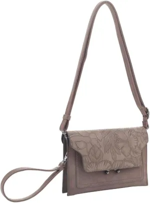 Liz Soto Kate Small Clutch Purses for Women - Vegan Leather Cross Body Shoulder Bag or Handbag with Adjustable Straps