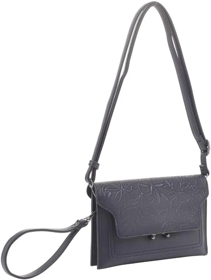 Liz Soto Kate Small Clutch Purses for Women - Vegan Leather Cross Body Shoulder Bag or Handbag with Adjustable Straps