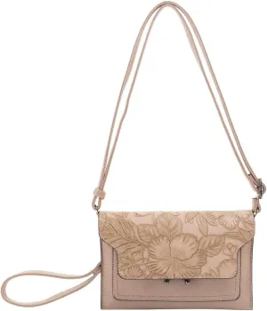 Liz Soto Kate Small Clutch Purses for Women - Vegan Leather Cross Body Shoulder Bag or Handbag with Adjustable Straps