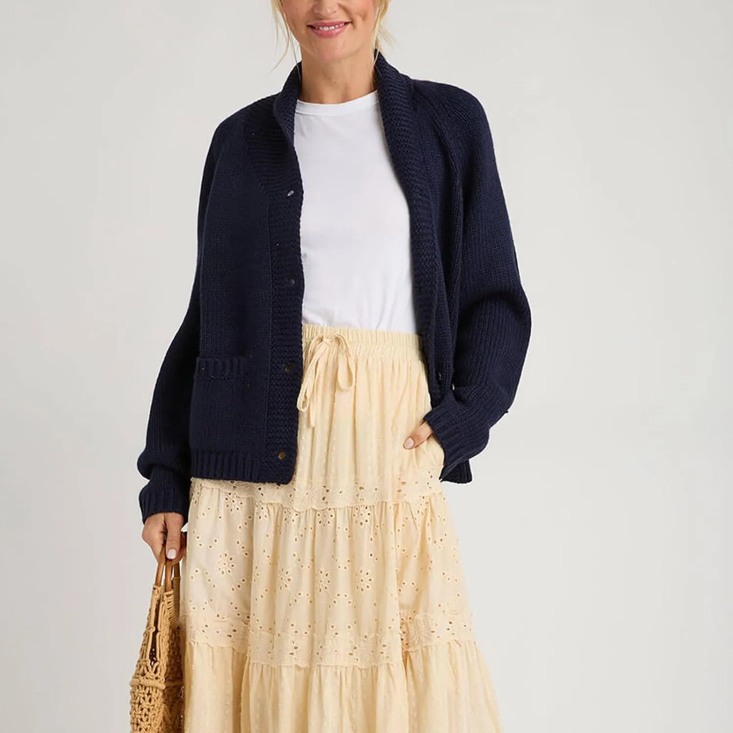 Lobster Knit Sweater Cardigan for Women Y2K Chunky Open Front Vintage Lightweight Knitwear Cardigans