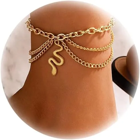 Long tiantian 3 Pieces Butterfly Cuban Link Anklets for Women Boho Beach Chain Anklets Foot Jewelry for Teen Girls