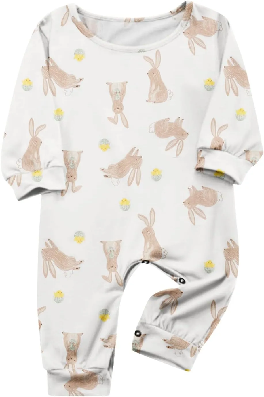 Matching Family Easter Outfits Mommy and Me Easter Pjs Holiday Cute Bunny Graphic 2 Piece Family Matching Outfits