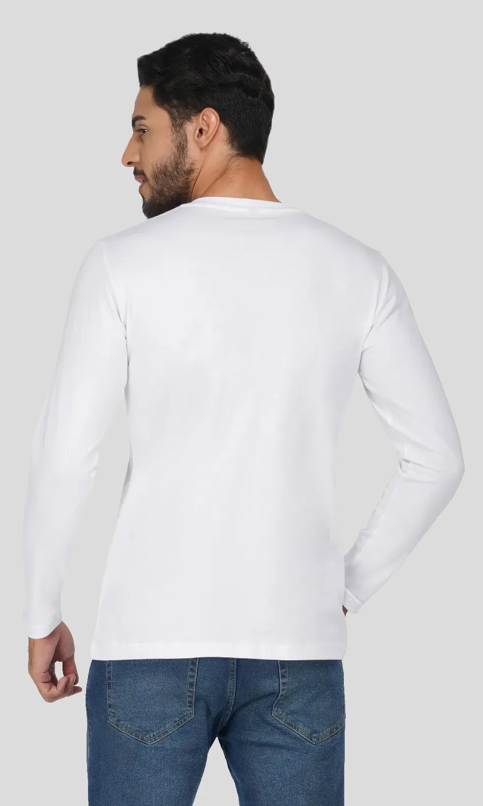 Mebadass Combo Men's FullSleeves T-Shirts- Pack of 2(Black)