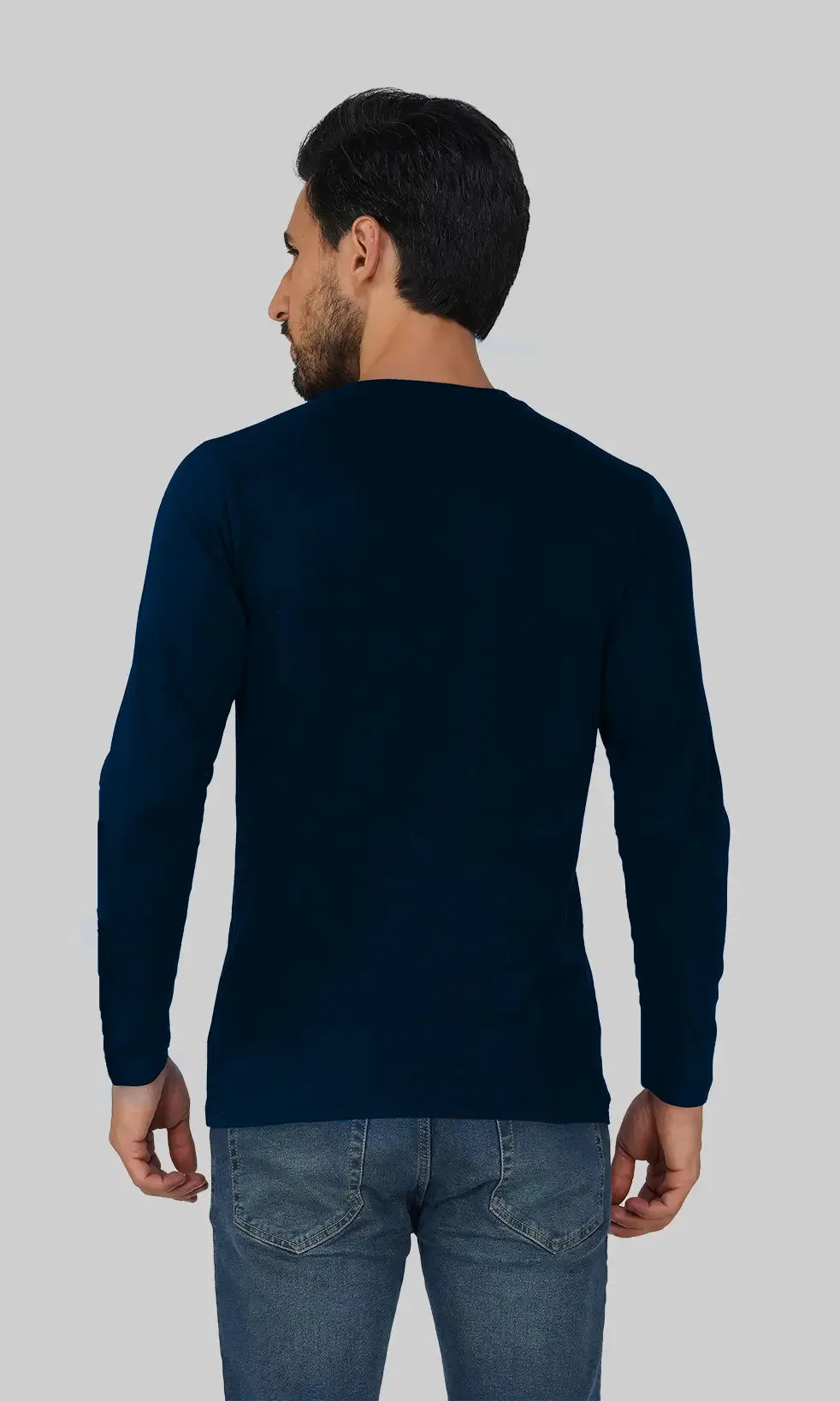 Mebadass Combo Men's FullSleeves T-Shirts- Pack of 2(Black)