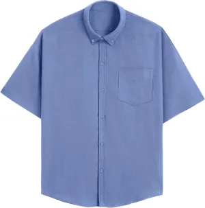 Men's Casual Linen Button Down Shirts Short Sleeve Dress Shirt Fashion Summer Clothes Beach Shirts
