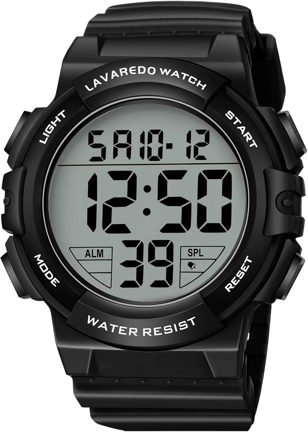 Mens Digital Watch, Sport Military Watches for Men Waterproof LED Screen Large Face Tactical Watch with Backlight Alarm Stopwatch Wrist Watch