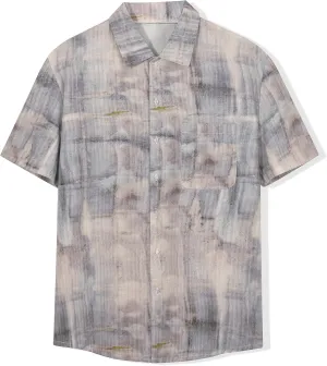 Mens Hawaiian Button Down Shirt Short Sleeve Beach Shirt Summer