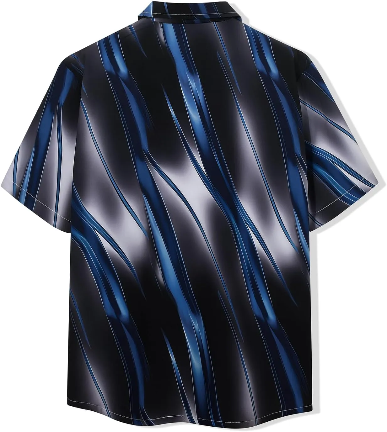 Mens Hawaiian Button Down Shirt Short Sleeve Beach Shirt Summer
