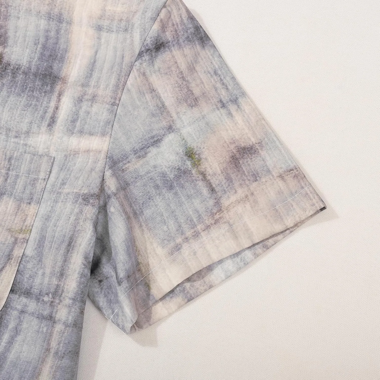 Mens Hawaiian Button Down Shirt Short Sleeve Beach Shirt Summer