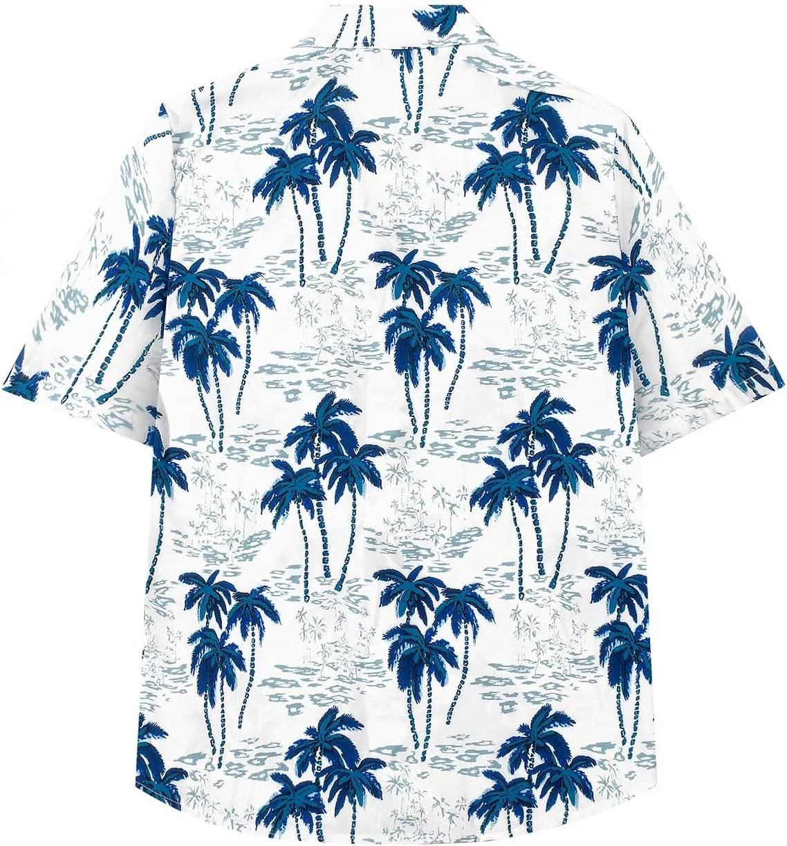 Mens Hawaiian Button Down Shirt Short Sleeve Beach Shirt Summer