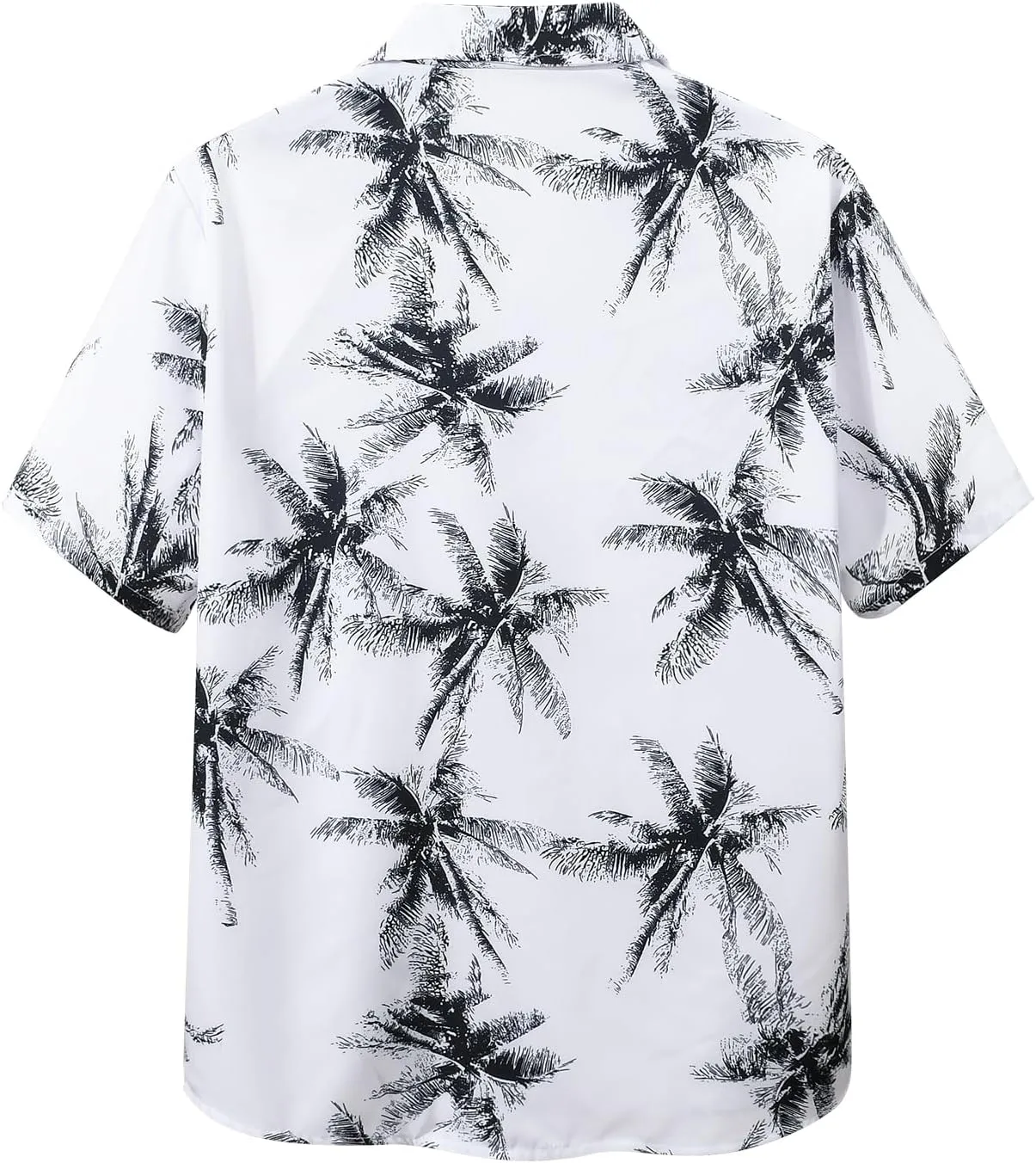 Mens Hawaiian Button Down Shirt Short Sleeve Beach Shirt Summer