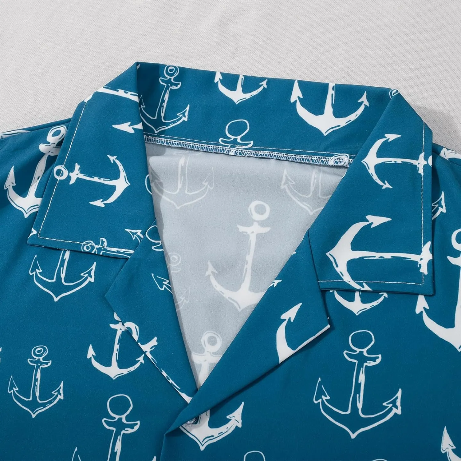 Mens Hawaiian Button Down Shirt Short Sleeve Beach Shirt Summer