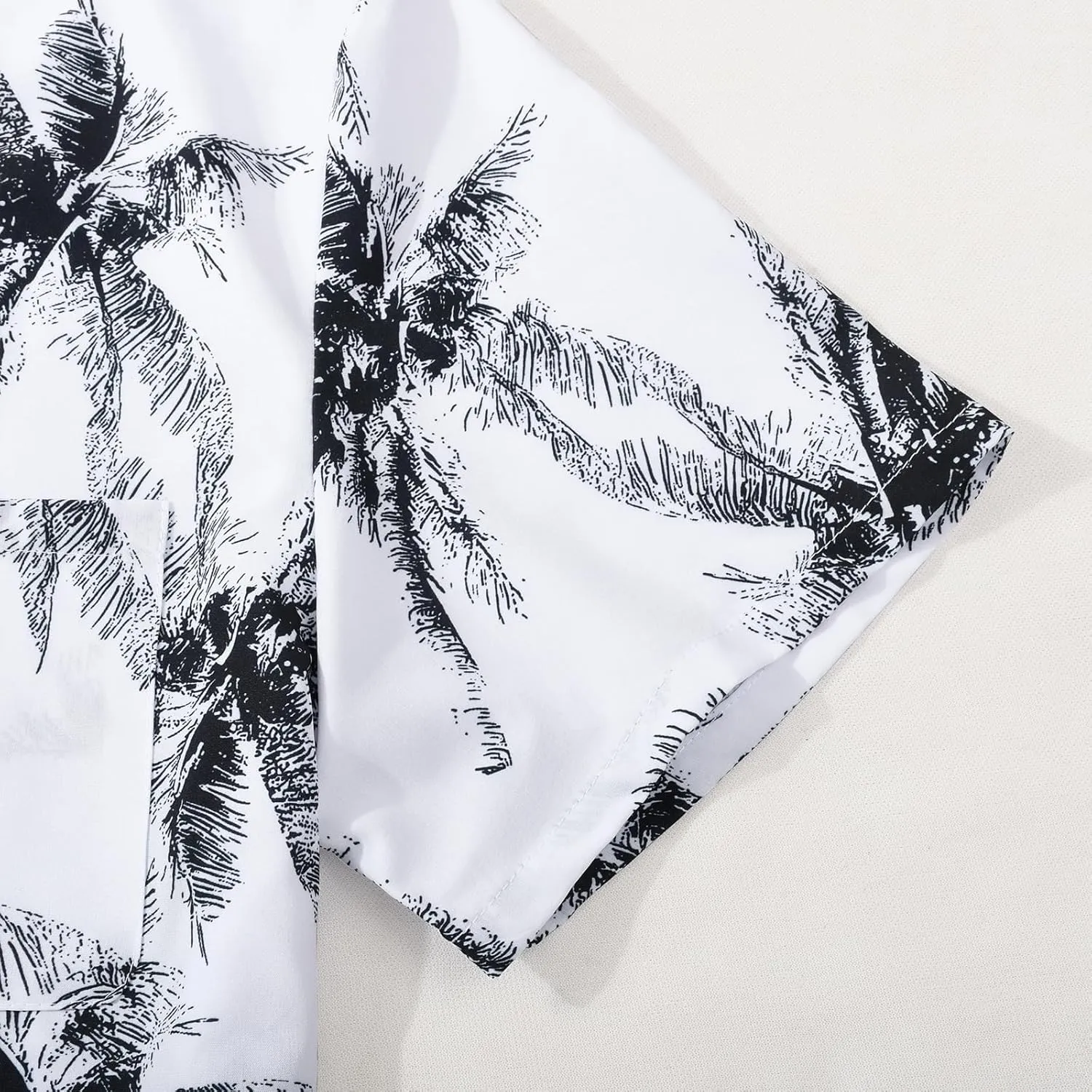 Mens Hawaiian Button Down Shirt Short Sleeve Beach Shirt Summer