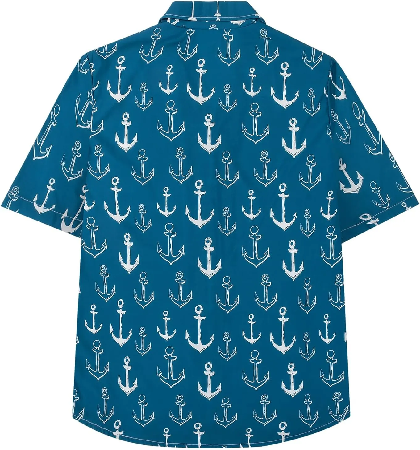 Mens Hawaiian Button Down Shirt Short Sleeve Beach Shirt Summer