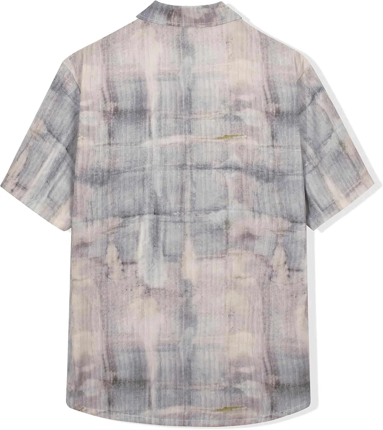Mens Hawaiian Button Down Shirt Short Sleeve Beach Shirt Summer