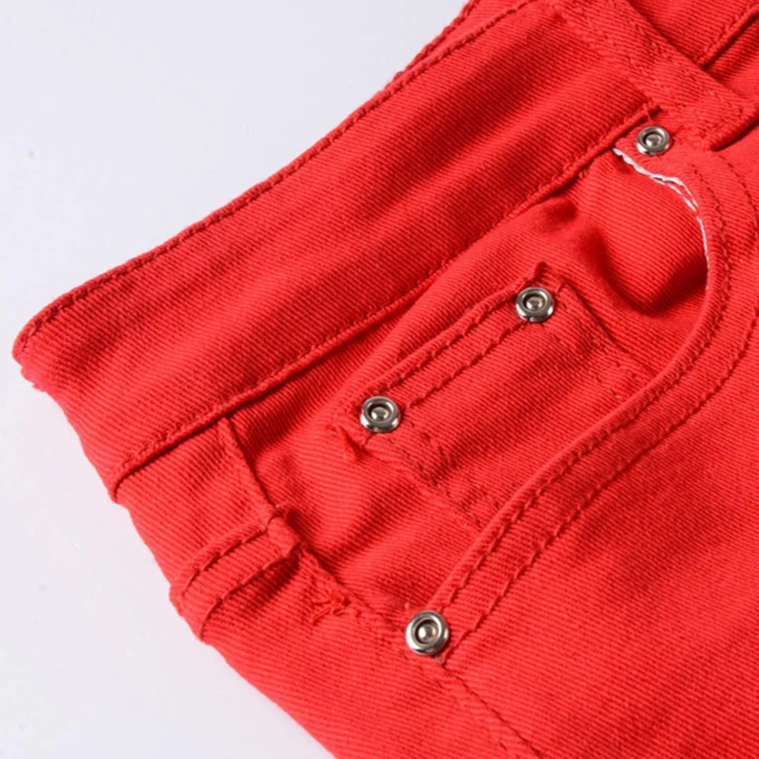 Men's Ripped Moto Biker Jeans Vintage Zipper Distressed Denim Pants Destroyed Slim Fit Stretch Pencil Jean