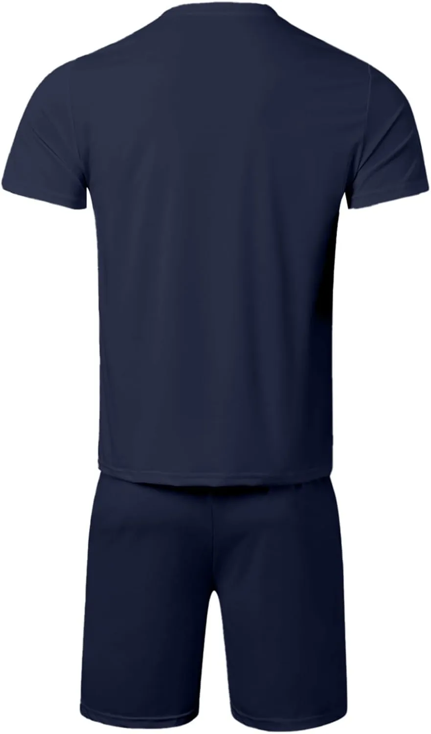 Men's Shirt & Shorts Set, 2 Piece Outfits Casual Summer Tracksuits, Tracksuit Sweatsuits Athletic Jogging Gym Activewear