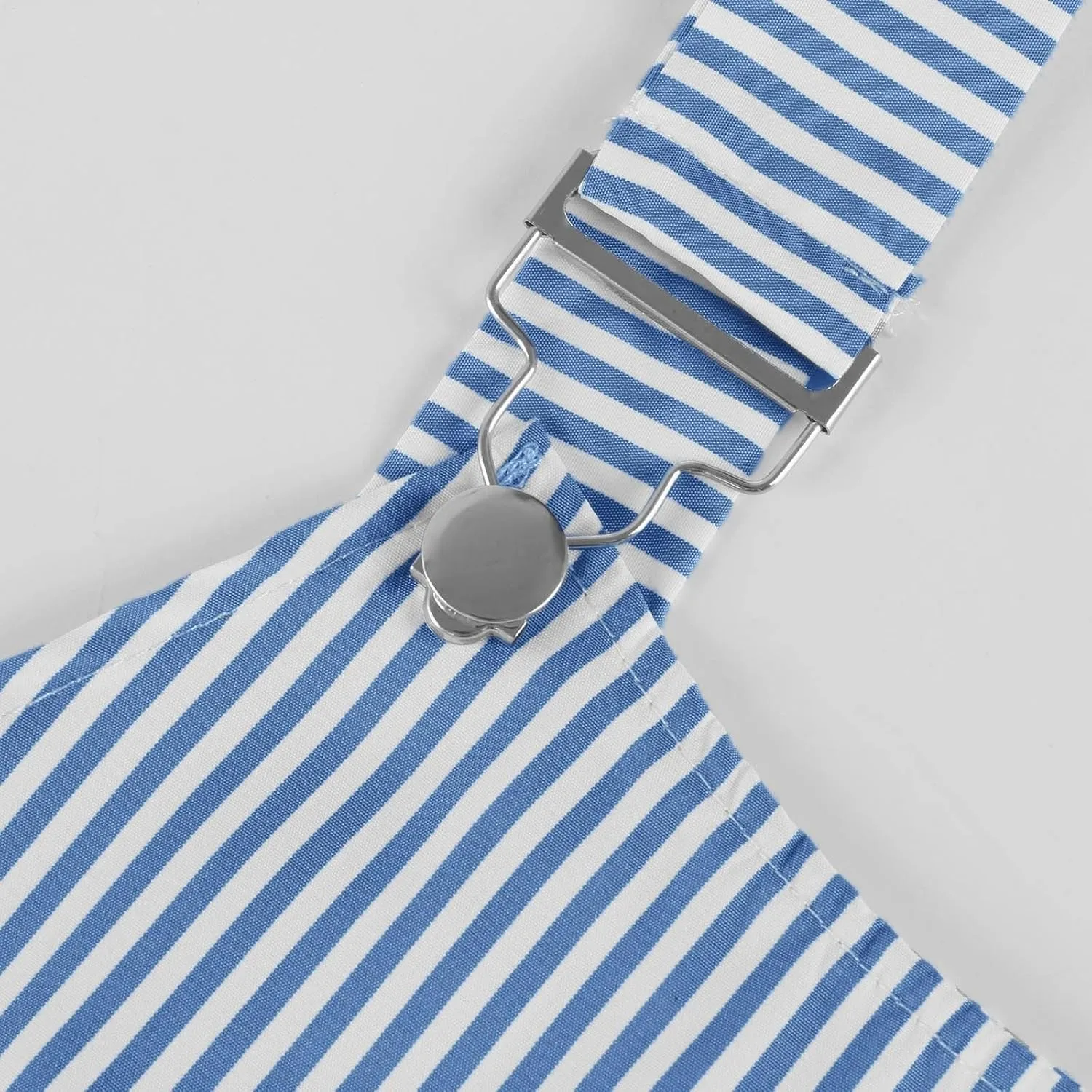 midelxp Striped Maxi Dress for Women Summer Y2k Square Neck Overall Dress Comfy Adjustable Strap Loose Long Beach Dresses