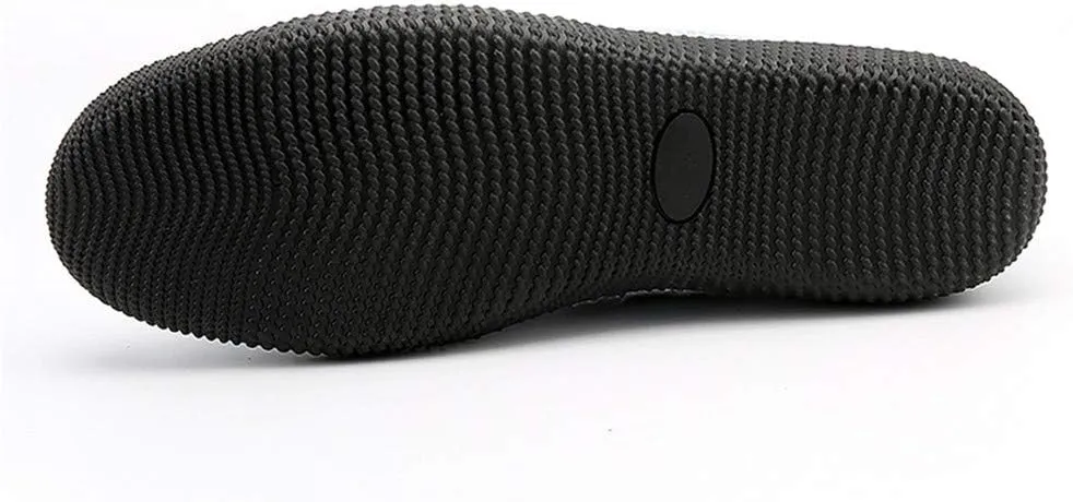 MizHome Men's Open-Back Loafers Breathable Clogs Slippers Indoor Outdoor Slide Sandals Slip-on Casual Flats