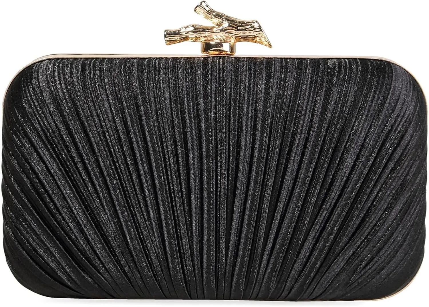 MR Clutch Purses for Women Evening Bag Satin Pleated Evening Bags for Women Formal Wedding Party Cocktail Purse