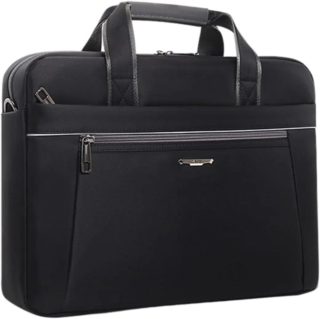Nylon Handbag for Business, Waterproof Oxford Computer Bag, Simple Briefcase for Conference and Travel