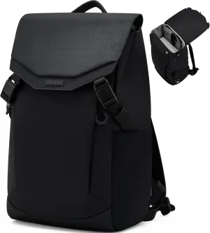 OIWAS Backpacks for Men, Laptop Backpack 16 Inch with Magnetic Buckle, Waterproof Travel Backpack for Men, Breathable Laptop Backpacks, Black