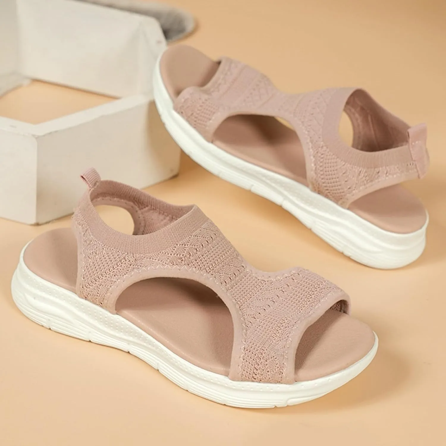 Orthopedic Sandals for Women Comfort Walking Tennis Shoes Fasciitis Sport Athletic Sneakers Soft Mat Diabetic Sandals
