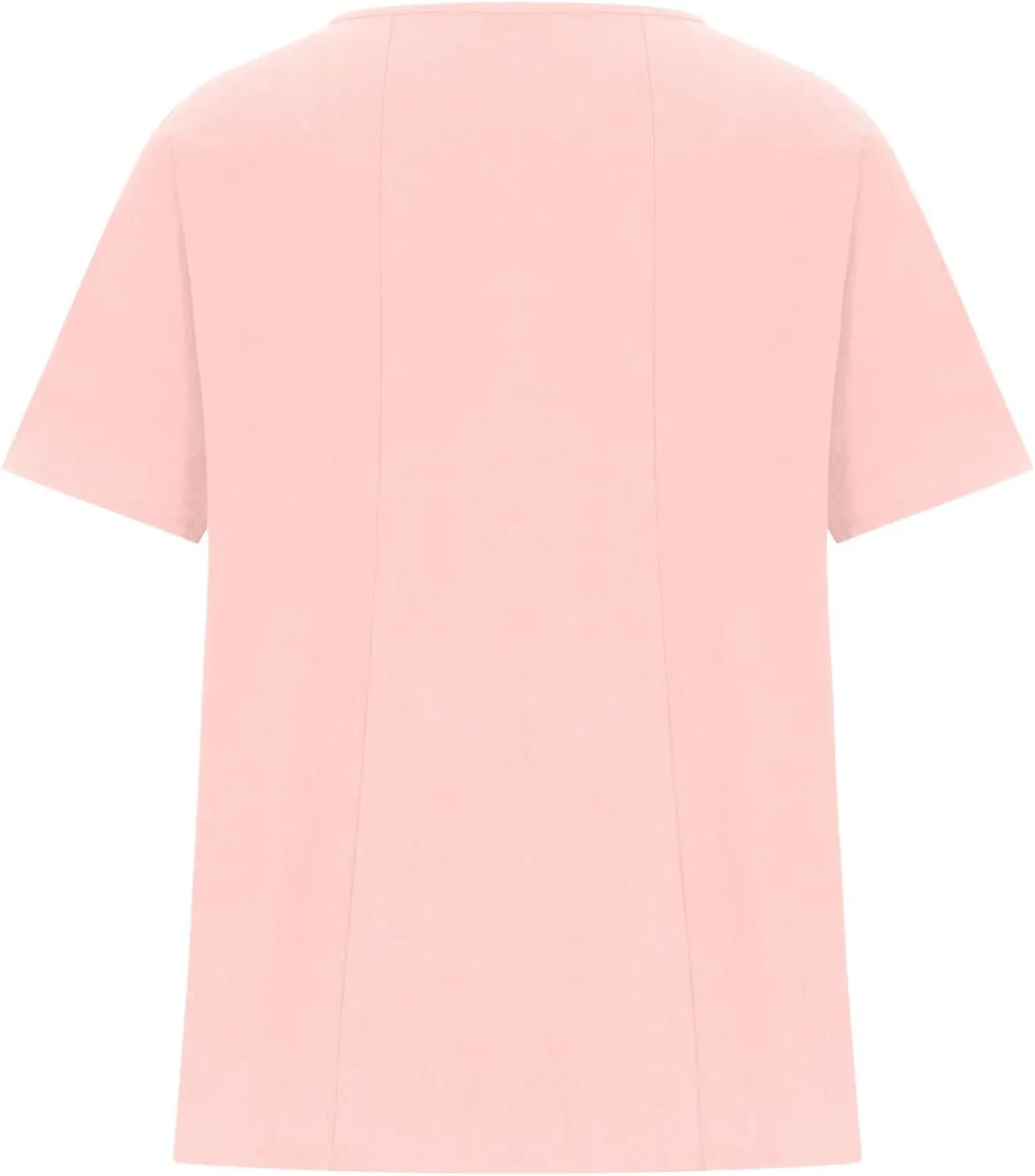 Oversized Tops for Women Loose Linen Plus Size Shirt Short Sleeved Cute Floral Printed Scoop Neck Womens Shirts