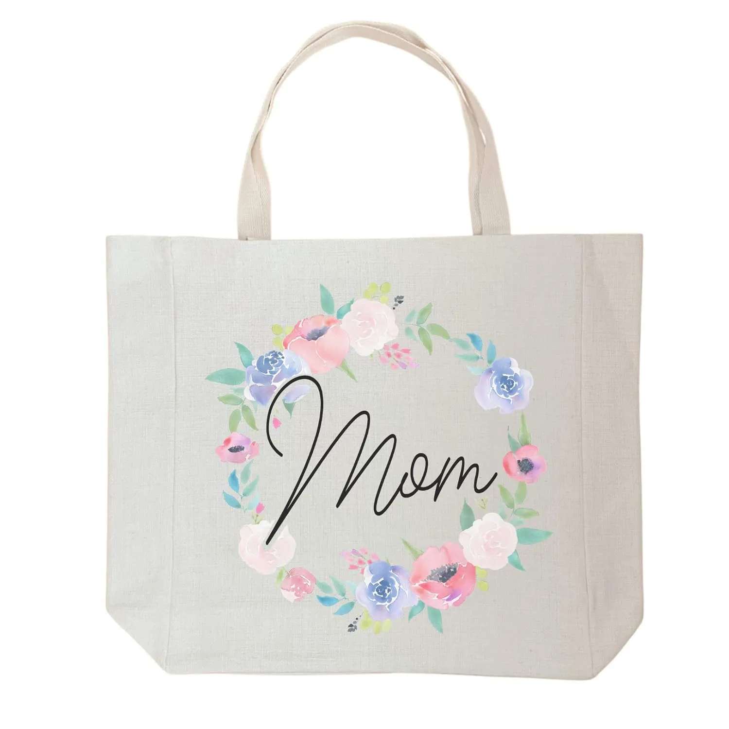 Personalized Mom Gifts - Reusable Grocery Bags - Shopping Tote - New Mommy Present - Mothers Day Ideas