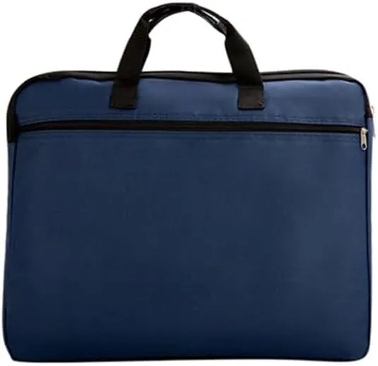Portable Document Bag Canvas Bag Large Men Women Handbag Multi-Layer Information Bag Briefcase Meeting