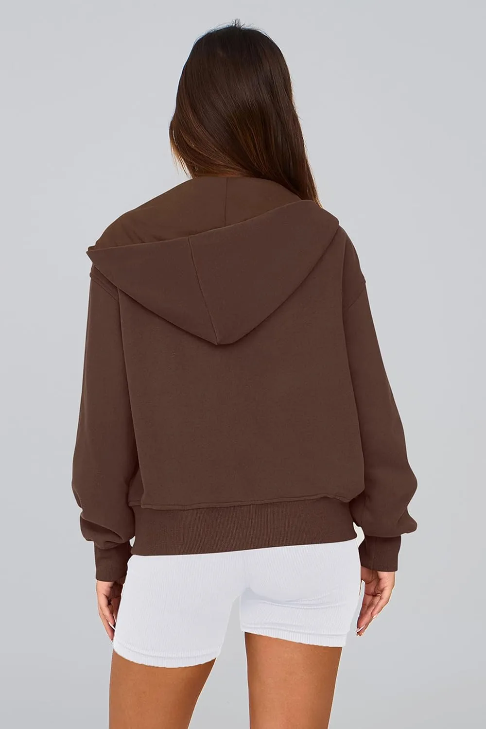 PRETTYGARDEN Women's Zip Up Hoodie Sweatshirt Y2K Fall Fashion Clothes Long Sleeve Loose Fit Pockets Casual Trendy Jacket
