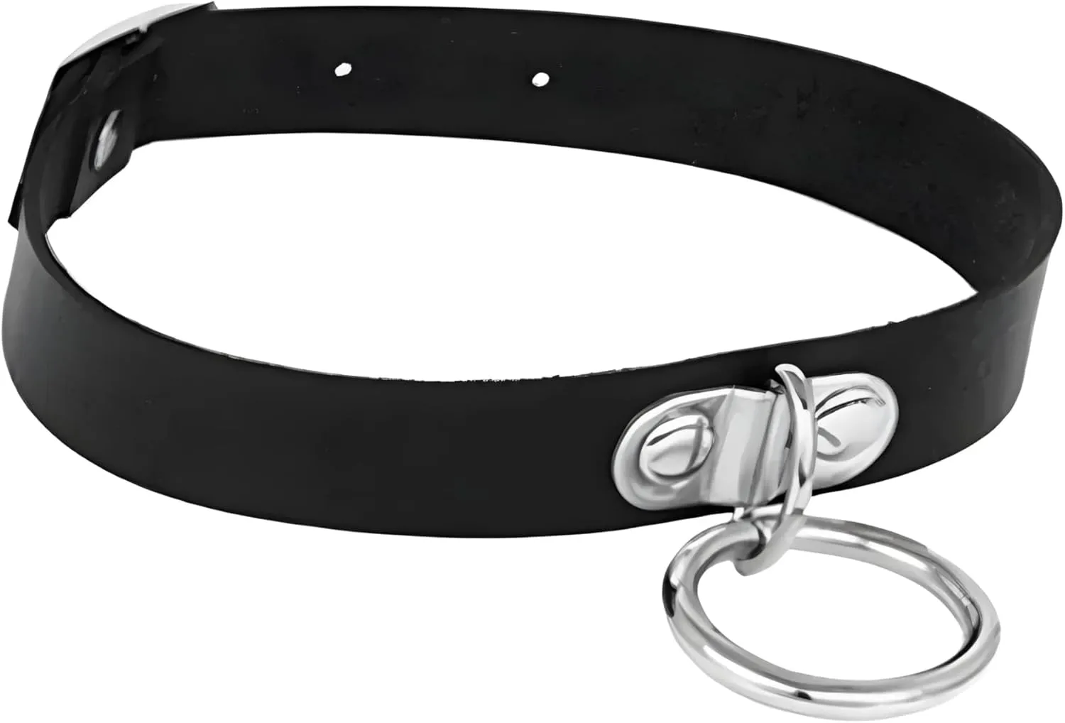 Rock Sexy Cool Gothic Collar Steampunk Necklace Women Men Chokers Leather Goth Punk Round Loop Chunky