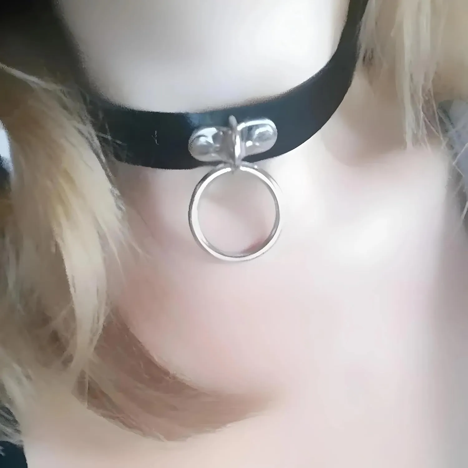 Rock Sexy Cool Gothic Collar Steampunk Necklace Women Men Chokers Leather Goth Punk Round Loop Chunky