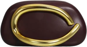 RomanticDesign Women Trendy PU Leather Evening Clutch Chic Decor Handle Party Prom Wedding Shoulder Bag
